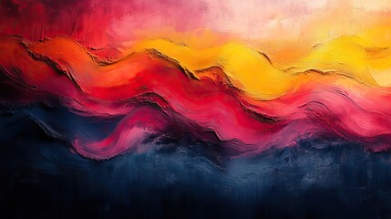 Poster - vibrant abstract background with high contrast colors showcasing dynamic art collage style composition perfect for creative projects modern designs and artistic inspiration.illustration