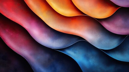 Poster - vibrant abstract image showcasing spectrum of colors representing dynamic interior design and divers