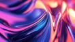 © chesleatsz - Abstract Wavy Surface with Vibrant Pink, Blue, and Orange Hues