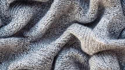 Poster - Soft textile texture of a blanket for design purposes