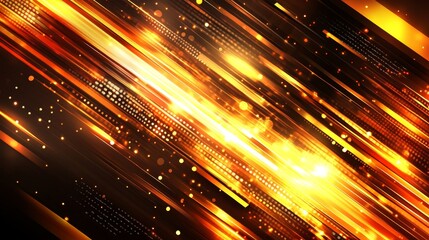 A dynamic abstract background featuring golden streaks and light effects, ideal for digital designs.