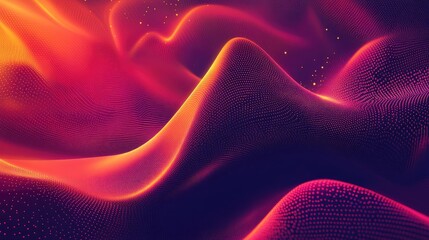 Poster - Abstract background featuring a liquid shape with a 3D fluid graphic element Dotwork style composition suitable for banners flyers posters covers brochures or presentations