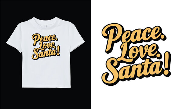  Silhouette Vector Style Typography Christmas T-Shirt Designs for Holiday Apparel