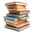 © taimoor - books stack isolated on transparent background
