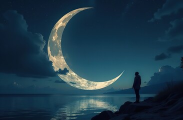 Wall Mural - crescent moon