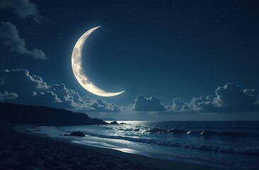 Wall Mural - crescent moon