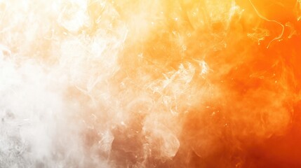 Aufkleber - Abstract blurred color gradient with an orange and white grainy background featuring a textured poster backdrop and ample copy space