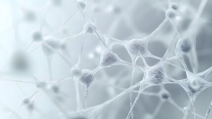 Poster - template for science and technology presentation. plexus style background.