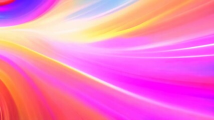 Poster - A vibrant multicolored background features wavy lines creating a dynamic and energetic visual, Abstract background featuring a gradation of pastel rainbows