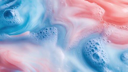 Poster - Colorful pastel washes blend into a vibrant background, adding rich texture for creative and artistic design projects.