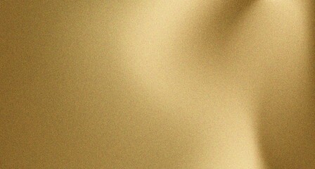 Abstract golden gradient background with a gold polished metal texture for design