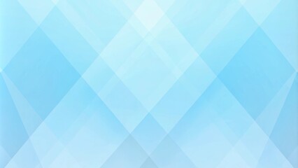 Abstract blue on light blue background modern design. Modern design with white transparent material in triangle diamond. Abstract polygonal blue background. White and blue glossy squares abstract tech