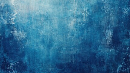 Poster - Blue textured background featuring vertical scratches in a portrait orientation