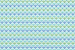 © Iryna - Blue and green mermaid print. Marine seamless backdrop with gradient. Cute fish scale pattern. Reptile skin texture background. Vector illustration. Retro sea wrapping paper.