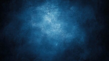 Poster - Deep Blue Textured Background with Subtle Patterns