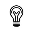 © Sacha - Light bulb icon in a minimalist style