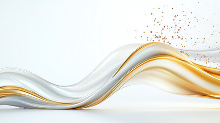 Poster - Exploring the elegance of continuous smooth lines in abstract flowing motion artistry