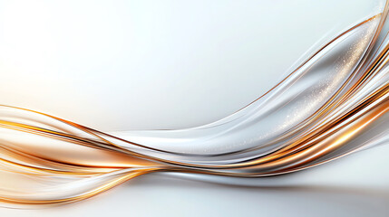 Poster - Flowing motion an abstract exploration of continuous smooth lines and elegant forms