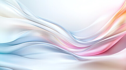 Poster - Intertwined loops of smooth curves in an abstract pattern a visual exploration of fluid dynamics and harmony