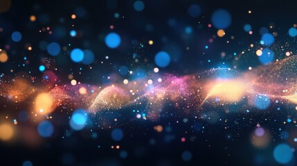 Wall Mural - Abstract Cosmic Lights