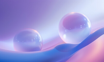 Wall Mural - purple sphere