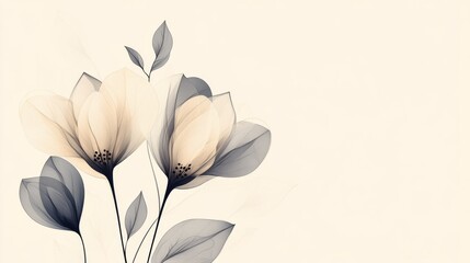 Poster - Ethereal Floral Art