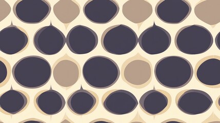 Poster - Seamless geometric pattern created from repetitive simple shapes Raster illustration suitable for interior design backgrounds cards and the textile industry