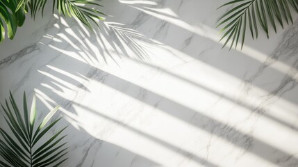 Poster - 3D rendering of a white marble background