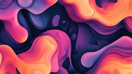 Poster - Vibrant design pattern ideal for backgrounds and creative projects