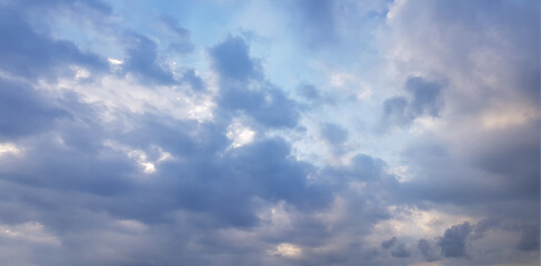 Wall Mural - perfect sky with clouds, nature background