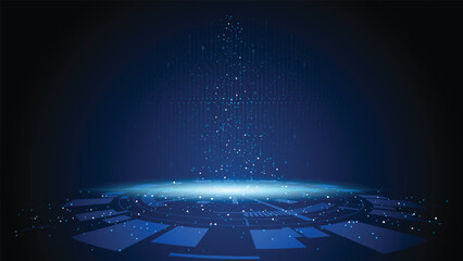abstract technology background hi-tech communication concept, technology, digital business, innovati
