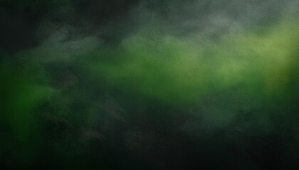 Poster - Textured Forest Green Canvas with Subtle Brush Strokes. Nature Inspired Abstract Background for Elegant Poster or Banner Design with Atmospheric Depth and Ample Copy Space for Text or Branding