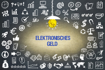 Sticker - Elektronisches Geld	