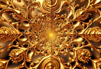 Wall Mural - abstract background with gold