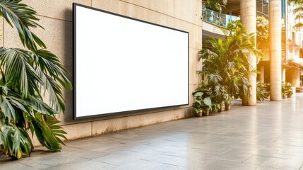 Aufkleber - Blank billboard