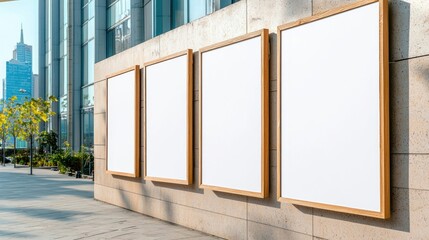 Aufkleber - Empty billboard frames