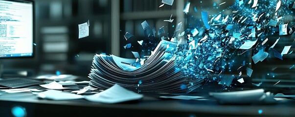 Poster - Futuristic AIs Transforming Data in a Digital Workspace
