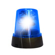 © Brad Pict - Blue rotating beacon / transparent background