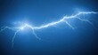 © BonzEarthsnapper - Towering Lightning Against a Blue Background