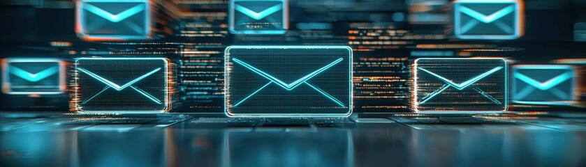 Poster - Overwhelmed Email Inbox in Digital Environment