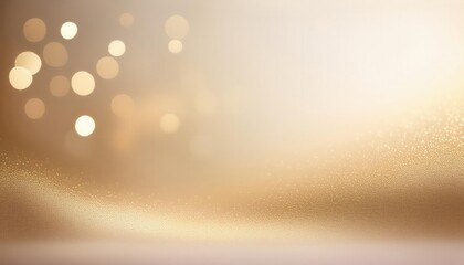 Wall Mural - Luxurious Golden Bokeh with Soft Light Gradient and Sparkling Texture. Ideal for Festive Invitations, Elegant Branding, Holiday Ads, or Event Banners with Ample Copy Space for Custom Messaging