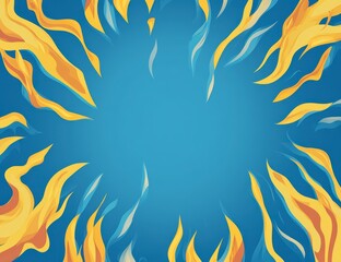 vibrant retro sunburst design