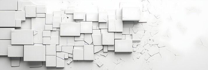 Aufkleber - Captivating polygonal shapes including triangles and squares create a dynamic and visually striking layout for modern digital designs backdrops and The geometric pattern features vibrant colors