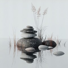 Zen Stones Water.