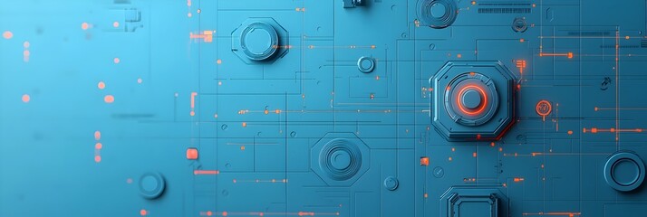 Leinwandbilder - Subtle Gradient Grid Pattern with Clean Minimalist Aesthetics for Tech Themed Designs Digital Backdrops Corporate Branding and Professional Applications
