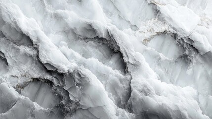 Poster - This beautiful natural marble features a combination of white and gray tones, presenting unique veining patterns that create a sophisticated and elegant surface ideal for design projects.