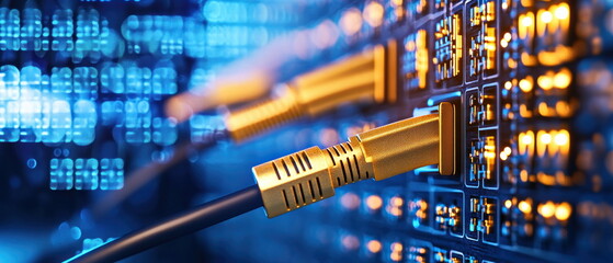 Poster - Network Cable Connection.