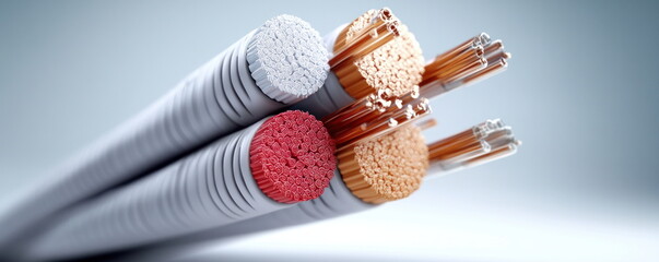 Poster - Close-up of Electrical Wires.
