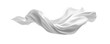 © Al-Mamun - Floating elegant white fabric on transparent background
