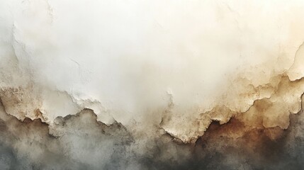 Poster - The artwork features a soft blend of beige and brown, creating an abstract textured background. Organic shapes and gentle gradients inspire a sense of calm and depth.